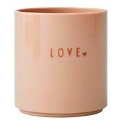 Design Letters - Mini Favourite Mugg 17,5 cl Love Beige