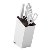 Wüsthof - Classic White Knivblock 6 delar med Santoku