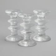 Iittala - "Festivo" Ljusstakar 3 st