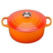 Le Creuset - Signature Gjutjärnsgryta rund 26 cm 5,3 L volcanic