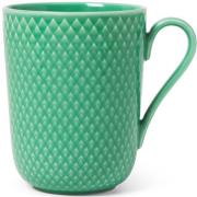 Lyngby Porcelæn - Rhombe Color Mugg m Handtag 33 cl Grön