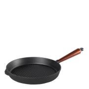 Skeppshult - Traditional Grillpanna med trähandtag 28 cm