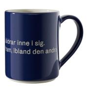 Design House Stockholm - Mugg Blå - Man har ju alla åldrar inne i sig…...