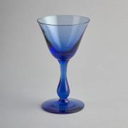 Reijmyre Glasbruk - SÅLD Blå vinglas från Reijmyre 4 st