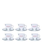 La Pavoni - Espressokoppar 7,5 cl 6-pack Klar