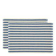 Södahl - Statement Stripe Bordstablett 33x48 cm 2-pack Blå