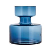 Lyngby Glas - Tubular Vas 20 cm Blå Glas