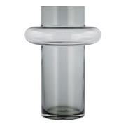 Lyngby Glas - Tube Vas 30 cm Smoke Glas