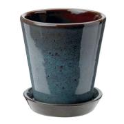 Knabstrup Keramik - Odlingskruka Ø10,5xh12 cm Havsgrön
