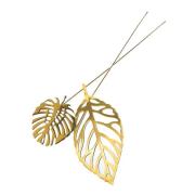 Klong - Brass Leaves Wood 2-pack mässing