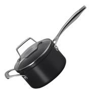 Le Creuset - ENSC kastrull med glaslock 1,9 L 16 cm black