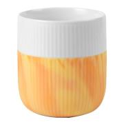 Royal Copenhagen - Fluted Contrast Marble mugg 35 cl fiery yellow