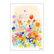 Poster & Frame - Anna Thomsen poster 30x40 cm field of flowers no1