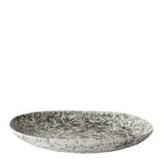 Tell Me More - Rivoli serveringsfat liten 37x21,5 cm green splatter