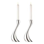 Georg Jensen - Cobra Ljusstake 24 cm 2-pack Rostfri