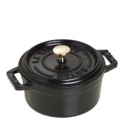 Staub - Gryta 0,25 L rund Svart