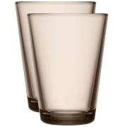 iittala - Kartio Glas 40 cl 2-pack Linne