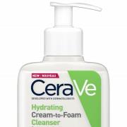 CeraVe Hydrating Cream-to-Foam Cleanser with Amino Acids for Normal to...