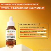Garnier Anti Dark Spot Night Serum 10% Pure Vitamin C and Hyaluronic A...