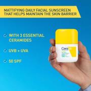 CeraVe Invisible Dry Touch Fluid Sunscreen SPF 50 for normal to oily s...