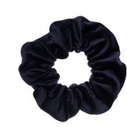 Dark Velvet Scrunchie Navy Blue