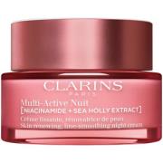 Clarins Multi-Acive Skin Renewing, Line-Smoothing Night Cream Dry Skin...