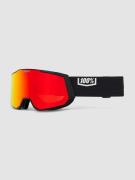100Percent Snowcraft Xl Hiper Black/Red Goggle mirror red lens