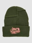 Your Highness Swerve Raw-Seam Mössa green