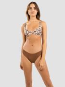 Rhythm Drifter Floral Underwire Bikini Top chocolate