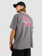 Afends Worldstar Recycled Retro Fit T-Shirt gunmetal