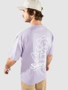 SWEET SKTBS Loose Flower T-Shirt light lilac