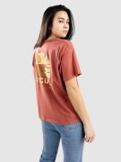 Rip Curl Line Up Relaxed T-Shirt maroon