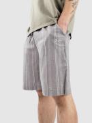 Denim Project Stripe Linen Blend Shorts silver filigree
