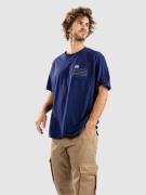 Patagonia Line Logo Ridge Stripe Organic Pocket T-Shirt sound blue