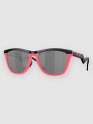 Oakley Frogskins Hybrid Matte Black/Neon Pink Solglasögon prizm black