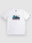 Quiksilver Gradient Mountains T-Shirt white