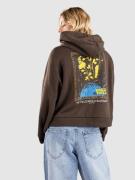 Vans Tear Globe Hoodie med Dragkedja turkish coffee