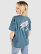 Santa Cruz Barbed Oval Dot T-Shirt dark teal vintage wash