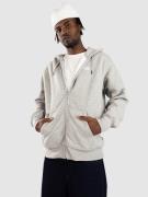 Dickies Summerdale Through Hoodie med Dragkedja grey melange