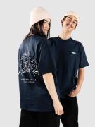 Woodbird Baine Family T-Shirt dark navy