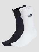 adidas Originals Ruffle 2P Strumpor white/black