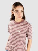 Carhartt WIP Sydney T-Shirt sydney stripe/dusky pink