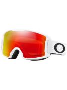 Oakley Line Miner Matte White Goggle prizm snow torch iridium