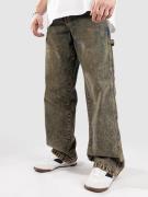 Dickies Stevensville Carpenter Jeans yellow fade indigo