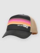 Rip Curl Mixed Revival Trucker Keps washed black