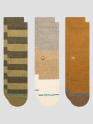 Stance Cubical Crew 3 Pack Socks chive
