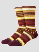 Stance Windy Pine Crew Socks rust