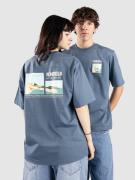 Penfield Block Landscape Graphic T-Shirt blue fusion