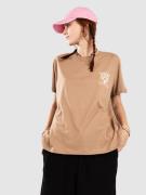 Roxy Oceanregular Poster T-Shirt woodsmoke