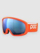 POC Fovea Mid Zink Orange Goggle partly sunny blue